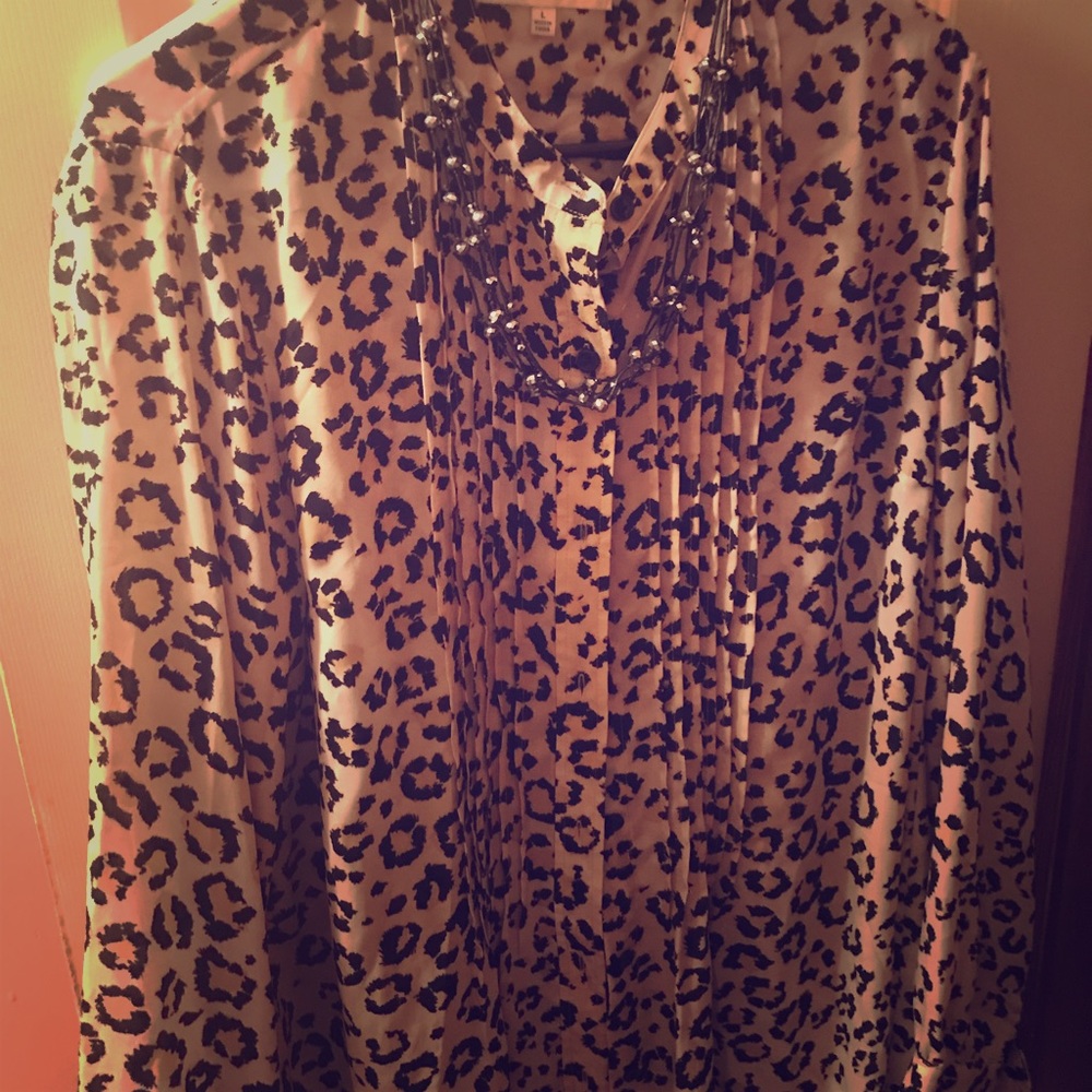Leopard blouse